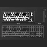 Akko Monsgeek M7 Black 65% Compact RGB Barebone Mechanical Keyboard