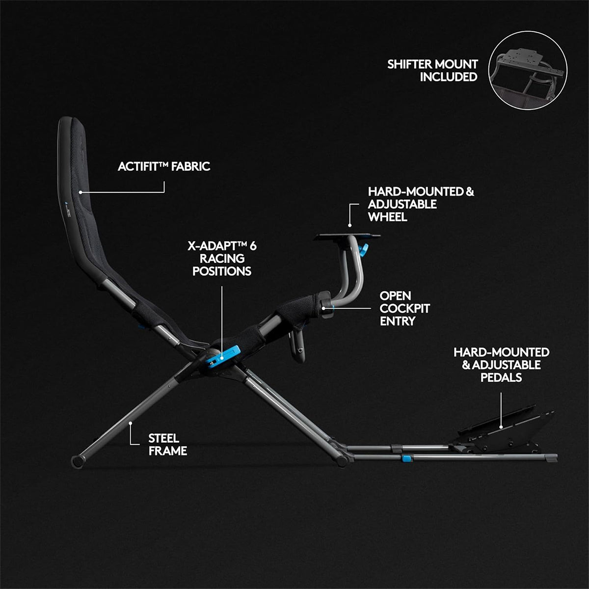 Playseat Challenge X Sim Racing Cockpit - Logitech G Edition