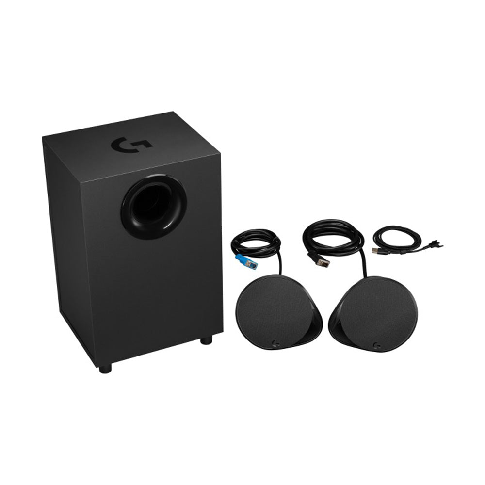 96猫　G560 LIGHTSYNC PC Gaming Speaker Logitech G560 Lightsync 2.1, black - PC Speakers, 980-001301