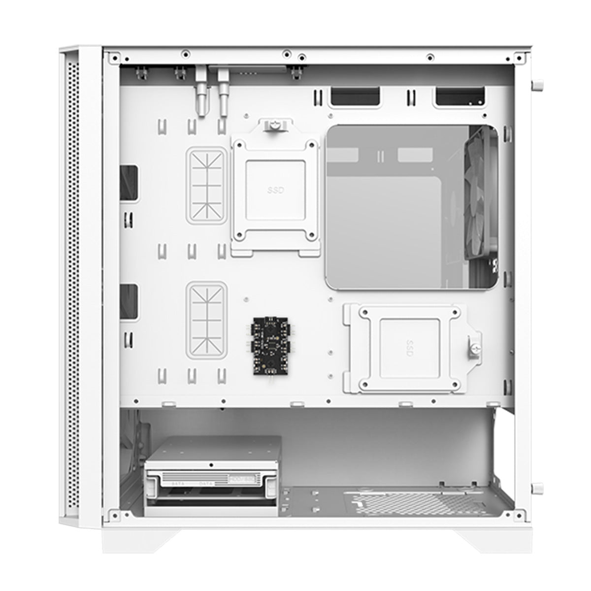 MONTECH AIR 100 ARGB Micro ATX Case WHITE