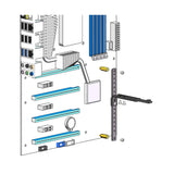 Graphics Card Bracket for ATX/E-ATX Motherboard Black