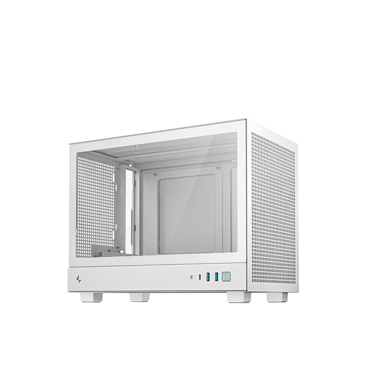 Deepcool CH160 Mini Tower ITX Case TG White – Computer Lounge