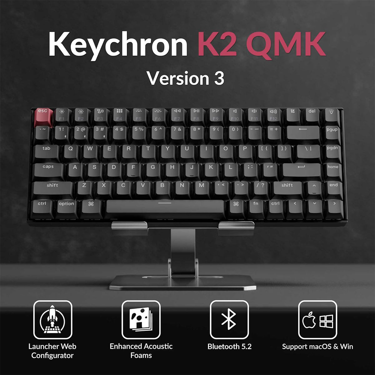 Keychron K2X 75% Wireless Mechanical Keyboard - K Pro Banana Switch