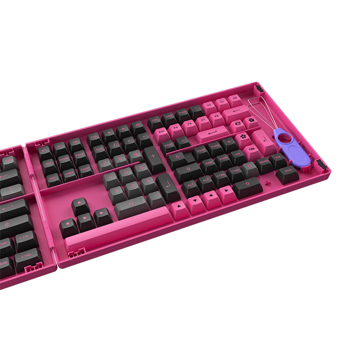 Akko Black and Rose Fullset PBT Doubleshot ASA Profile 197 pcs Keycaps