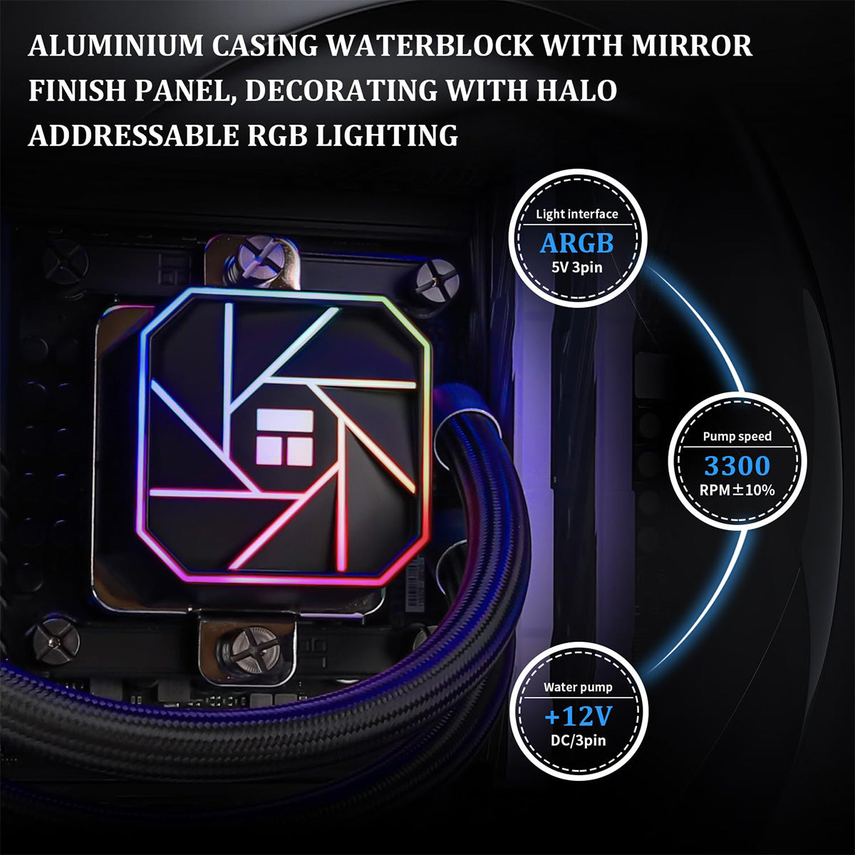 Thermalright Aqua Elite 360 Black ARGB V3 360mm AIO Liquid CPU Cooler