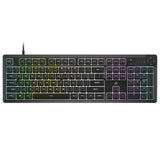 Corsair K55 Core Full Sized Wired RGB Gaming Keyboard - Black