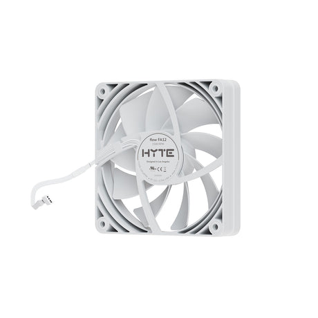 Hyte FA12 120mm PWM Fan 4 Pack - Snow White