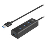 Unitek Y-3089 USB 3.0 4-Port Hub With USB-A Connector Cable