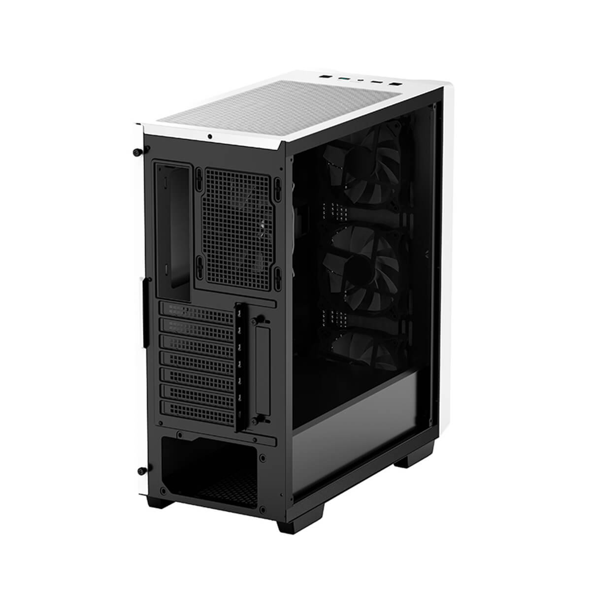 Deepcool CC560 V2 Mid Tower Case - TG White