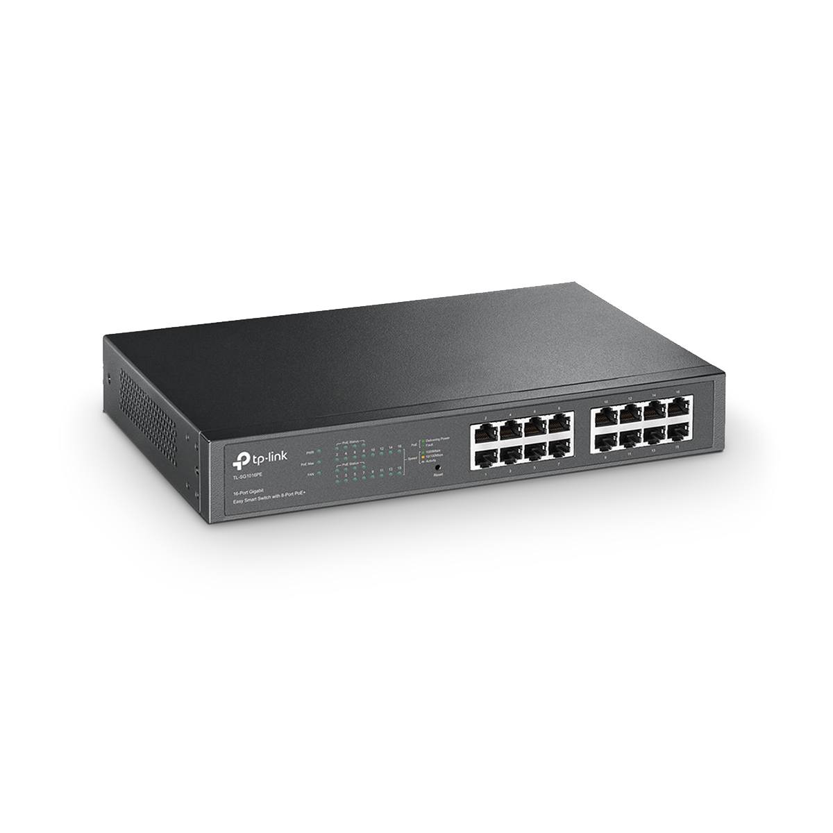 TP-Link TL-SG1016PE 16-Port Gigabit Desktop/Rackmount PoE+ Easy Smart Switch