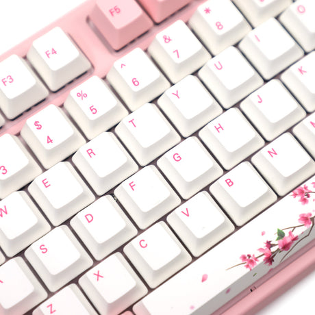 Varmilo VED87 Sakura R1 Bluetooth TKL Mechanical Keyboard - Cherry MX Brown