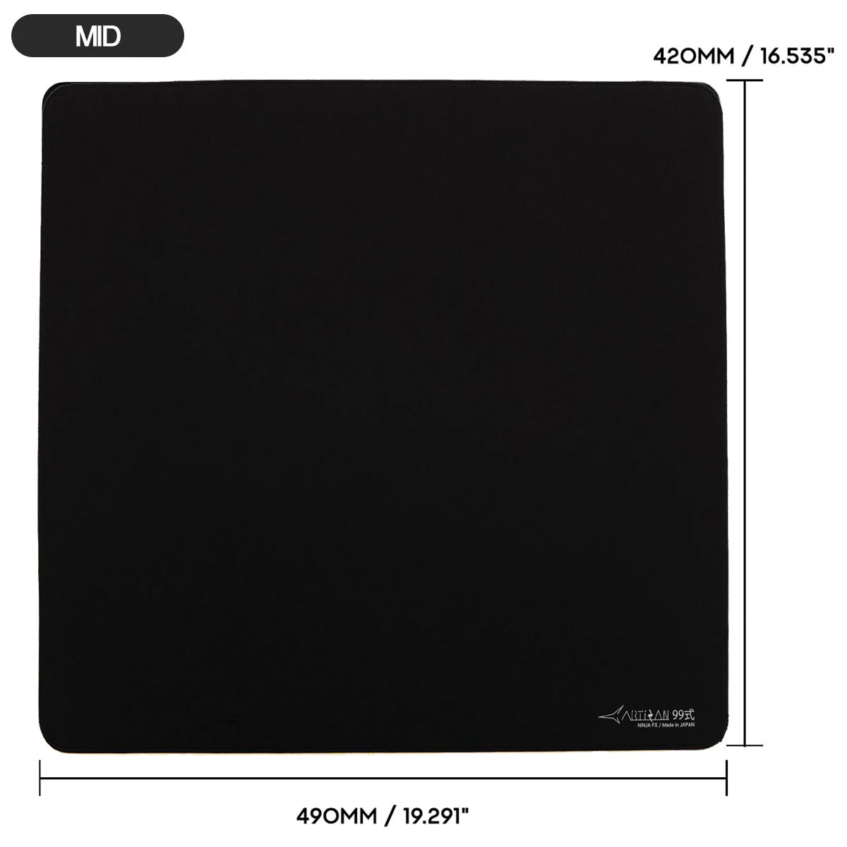 Artisan FX Type-99 eSports Gaming Mouse Pad -  MID XL Black