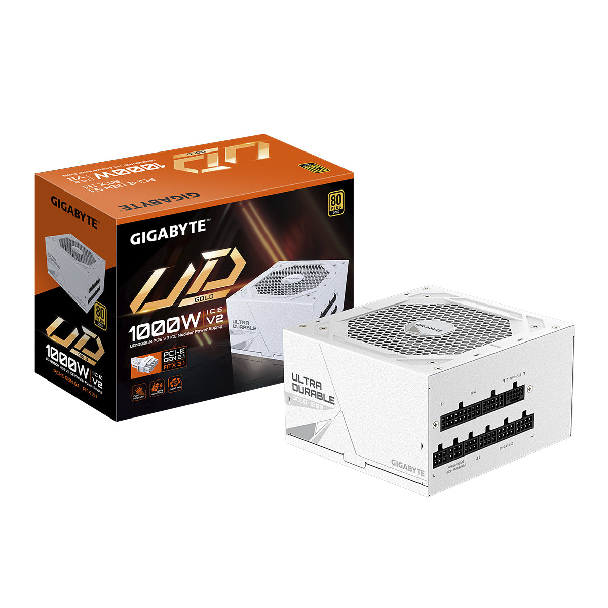 Gigabyte UD1000GM ICE 1000W 80Plus Gold Fully Modular Power Supply