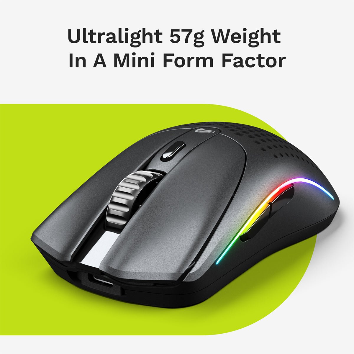 Glorious Model O 2 Mini Wireless Gaming Mouse - Black