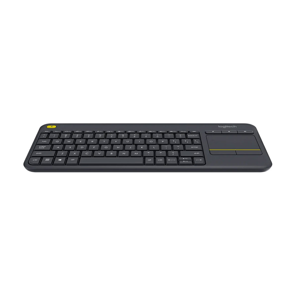 Logitech K400 Plus TV Wireless Touch Keyboard - Black