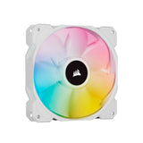 Corsair iCUE SP120 RGB ELITE White Performance 120mm PWM Fan - Triple Pack with Lighting Node