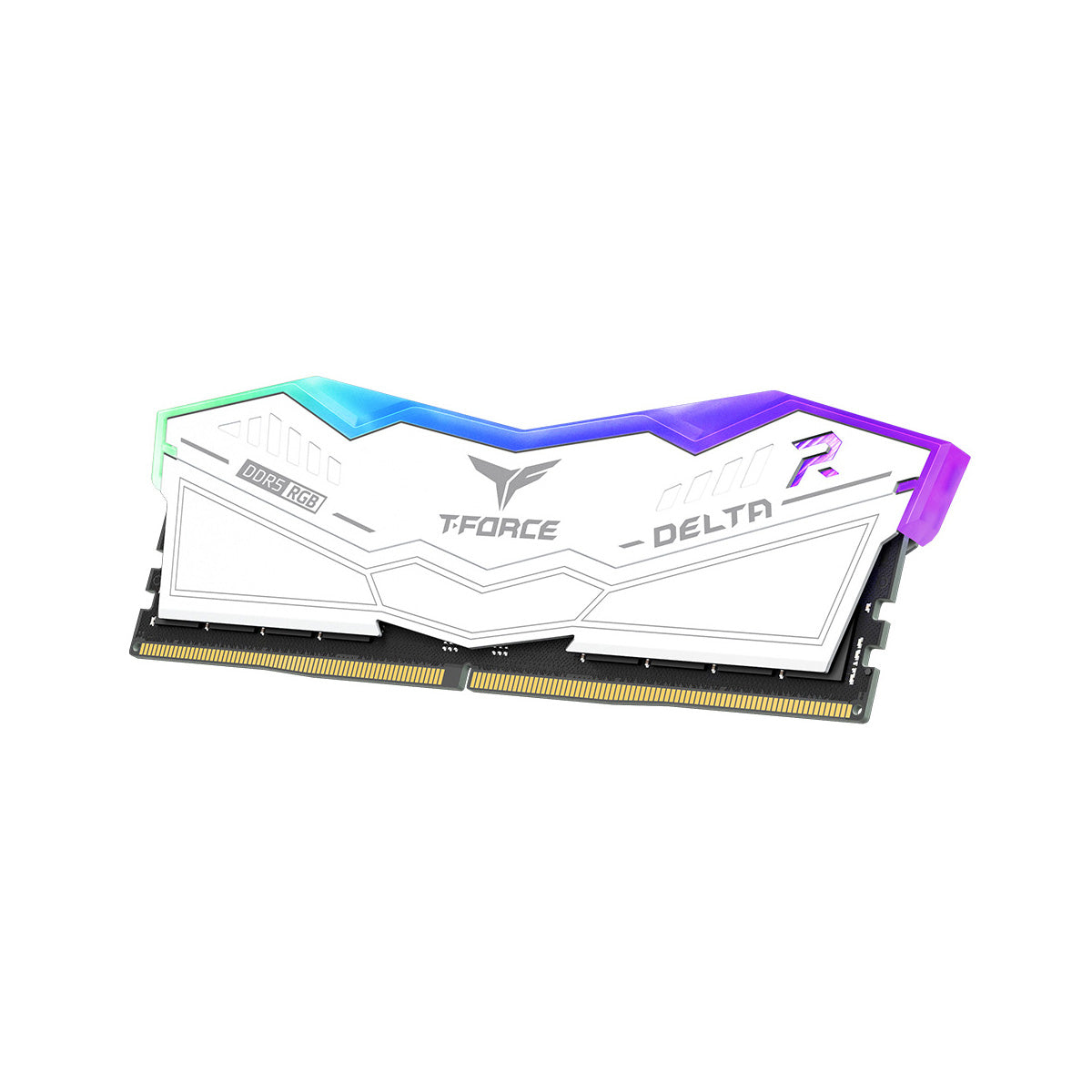 TeamGroup T-Force Delta RGB 32GB (2x16GB) DDR5-6000 CL38 Memory - White