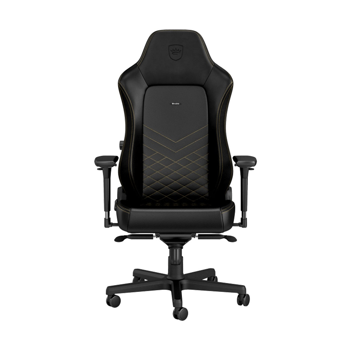 Noblechairs HERO Series Faux Leather Gaming Chair - Black/Gold