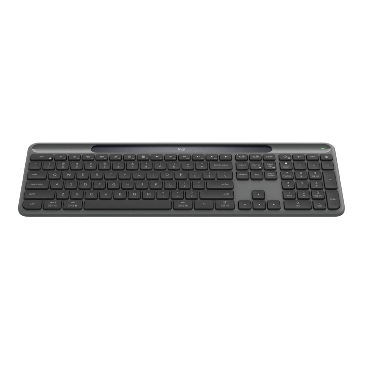 Logitech K980 Signature Slim Solar+ Wireless Keyboard - Graphite