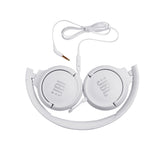 JBL Tune 500 Wired On-Ear Headphones - White