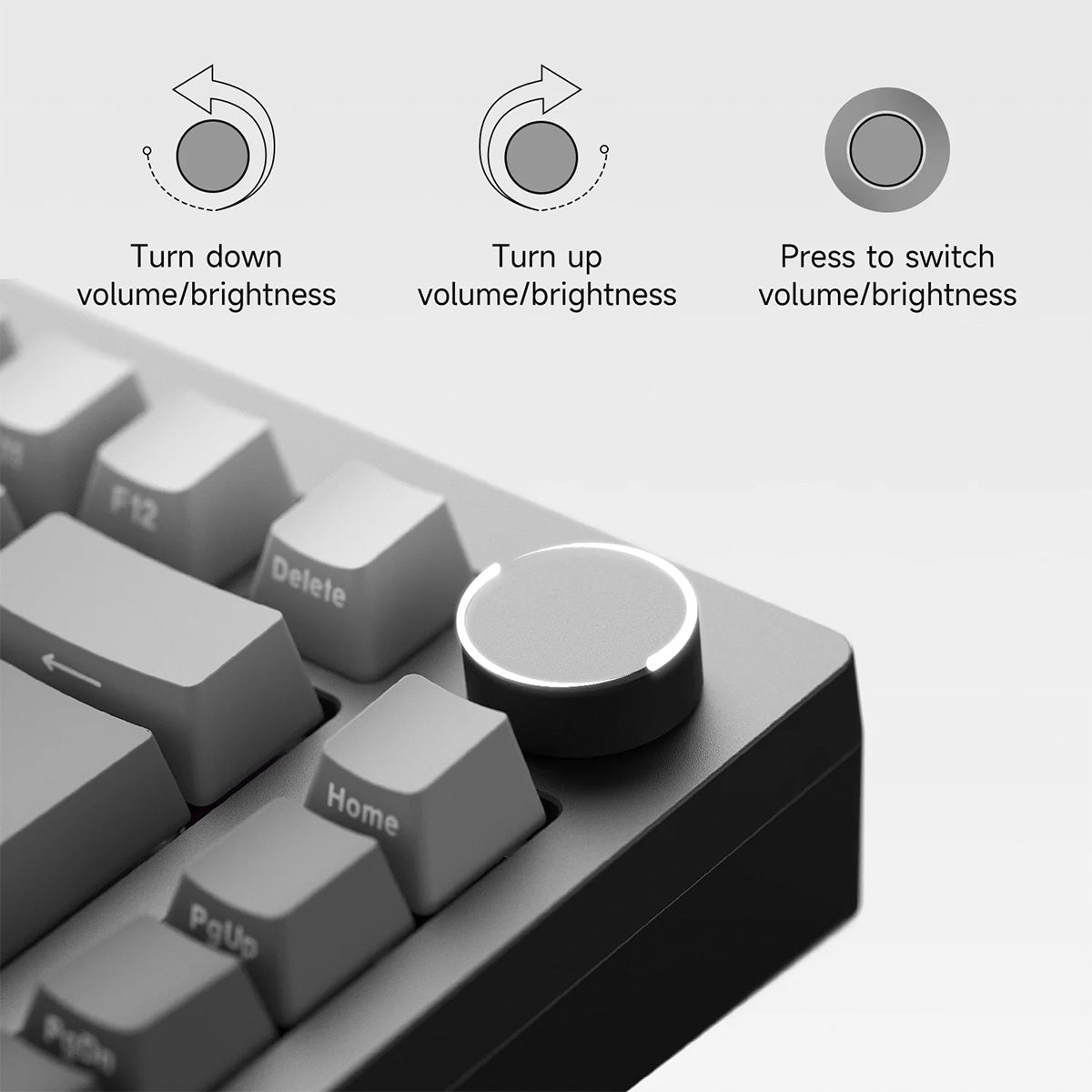 Akko Monsgeek M1W V3-SP Black Gradiant 75% RGB Wireless Mechanical Keyboard - Piano Pro Switch