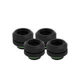 Corsair Hydro X Series XF Hardline 12mm Compression Fittings 4 Pack - Black