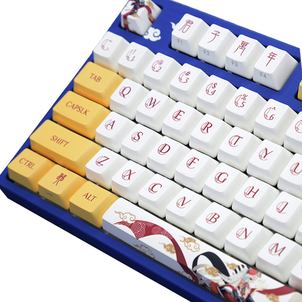 Varmilo VA108M Lovebirds-You White LED Dye Sub PBT Mechanical Keyboard - Cherry MX Brown