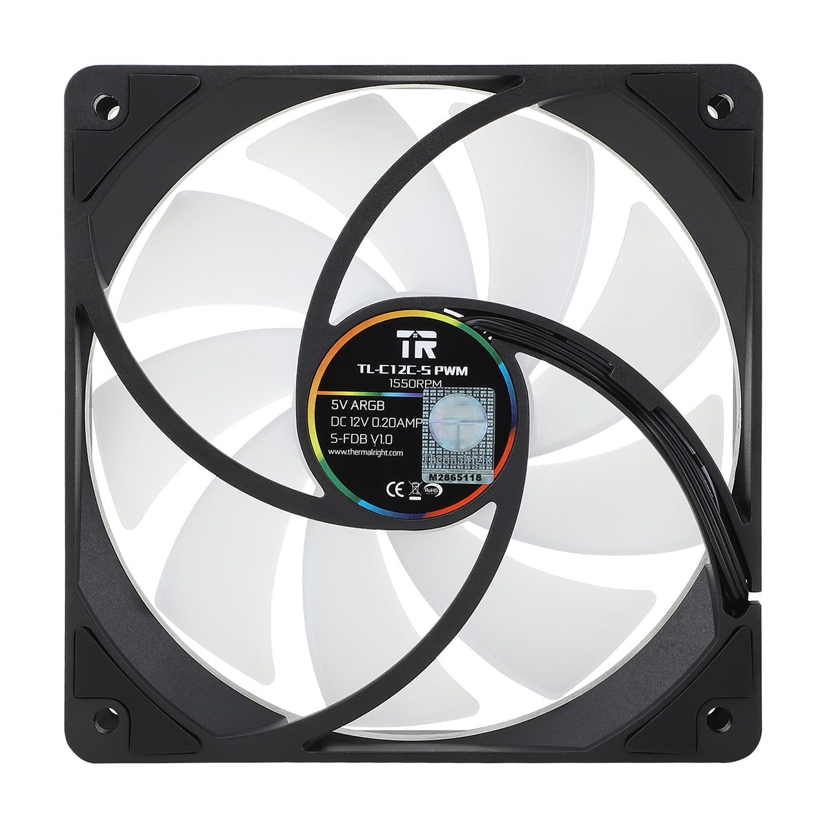 Thermalright TL-C12C-S ARGB 120mm Fan - Black