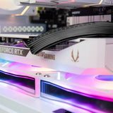 Qubit RTX 5050 Ryzen 5 5500 Gaming PC - WHITE