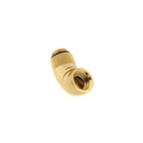 Bitspower Dual Rotary 90-Degree Extender Fitting - True Brass