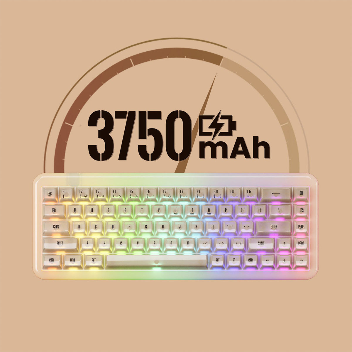 Akko YU01 Resin Antique Jade 65% RGB Wireless Mechanical Keyboard Piano Pro Switch