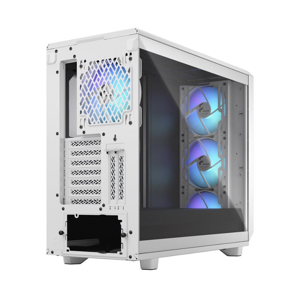 Fractal Design Meshify 2 RGB Mid Tower Case - White TG Clear Tint