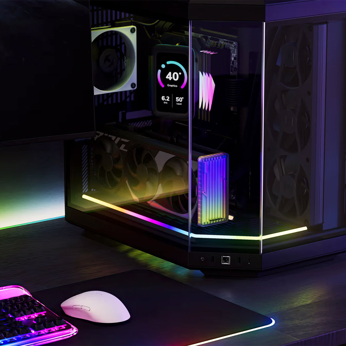 Hyte Noodle LN60 2nd Gen Light Strip - Black