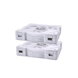 Thermaltake SWAFAN EX12 Magnetic PWM RGB Fan White Edition - 3 Pack