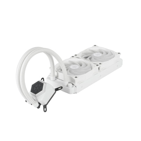 Silverstone PF240-ARGB V2 240mm RGB AIO Liquid Cooler - WHITE