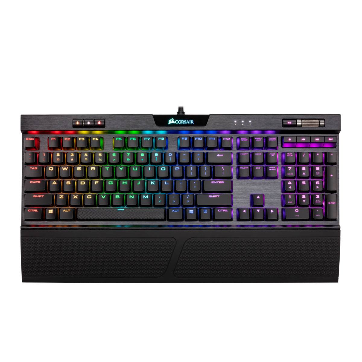 Corsair K70 RGB MK.2 Low Profile RAPIDFIRE Mechanical Keyboard - Cherry MX Low Profile Speed