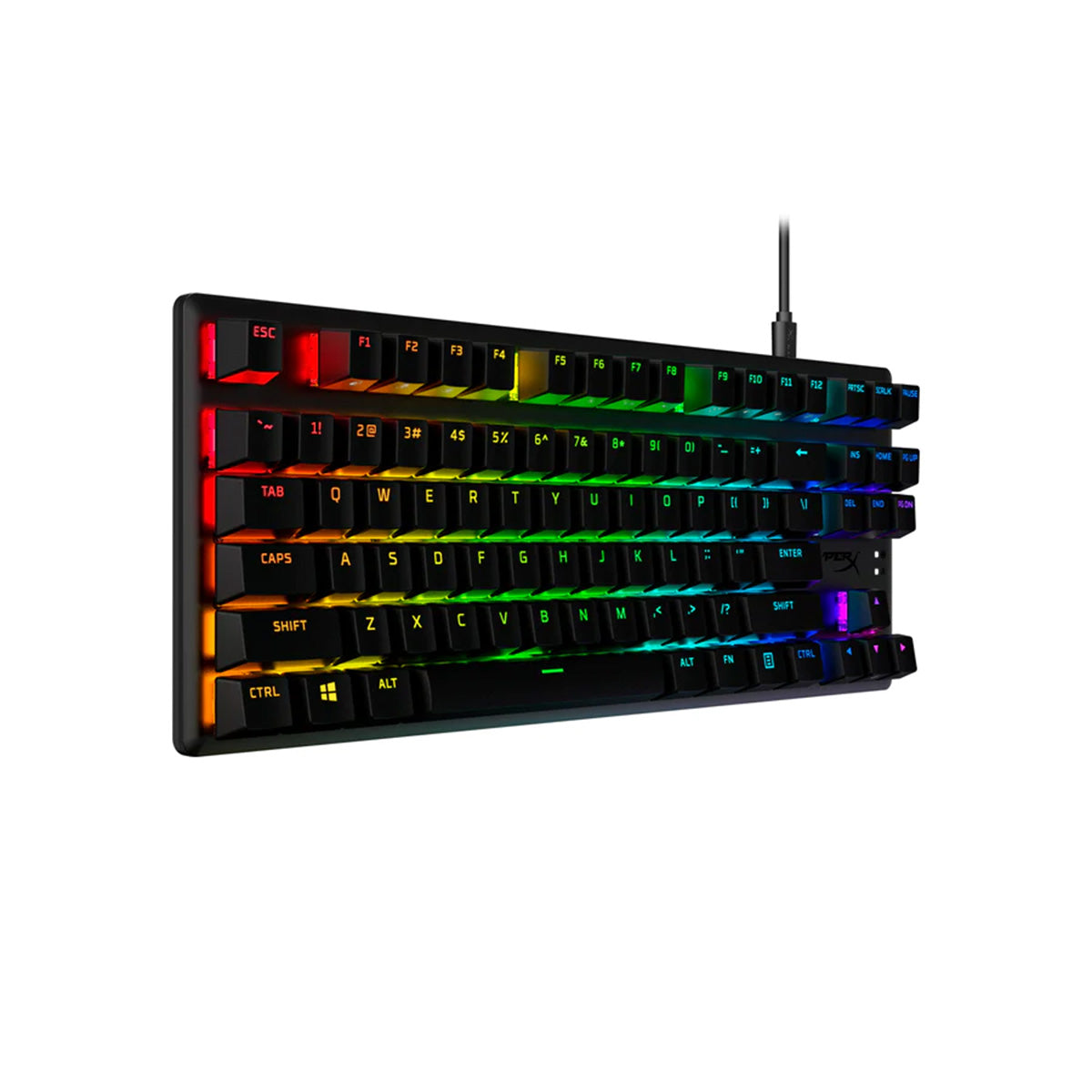 HYPERX Alloy Origins Core PBT Mechanical Gaming Keyboard (Aqua）