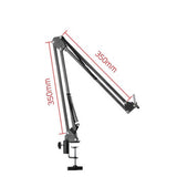 Brateck Lumi MPS07-1 Condenser Microphone Clamp-On Mic Boom Arm Stand Bundle