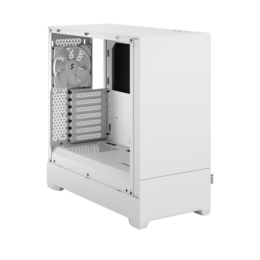 Fractal Design Pop Silent Mid Tower Case - White TG Clear Tint