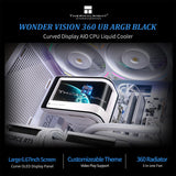 Thermalright Wonder Vision 360 UB ARGB 360mm LCD AIO Liquid CPU Cooler - White
