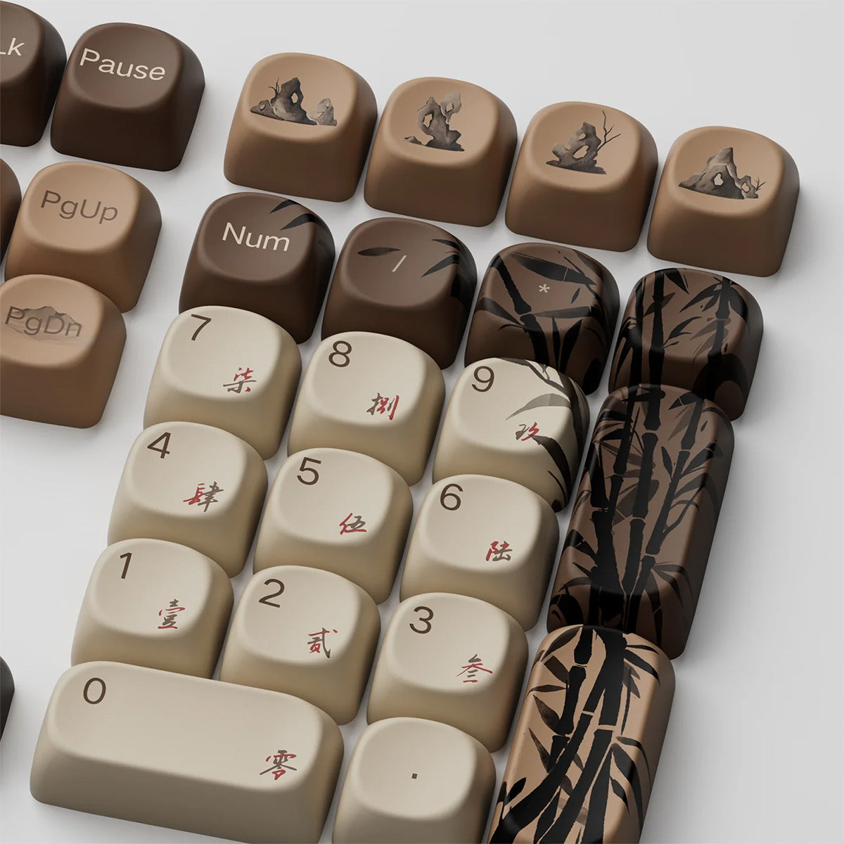 Akko Mountain Seclusion MOA Profile PBT Keycap Set - 140 Keys