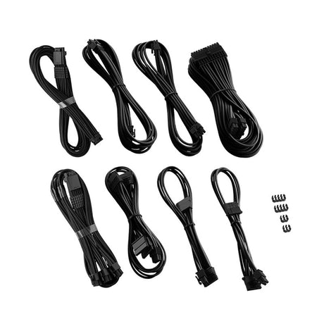 CableMod RT-Series PRO ModMesh Sleeved 12VHPWR StealthSense Cable Kit for ASUS, Seasonic and Phanteks - Black