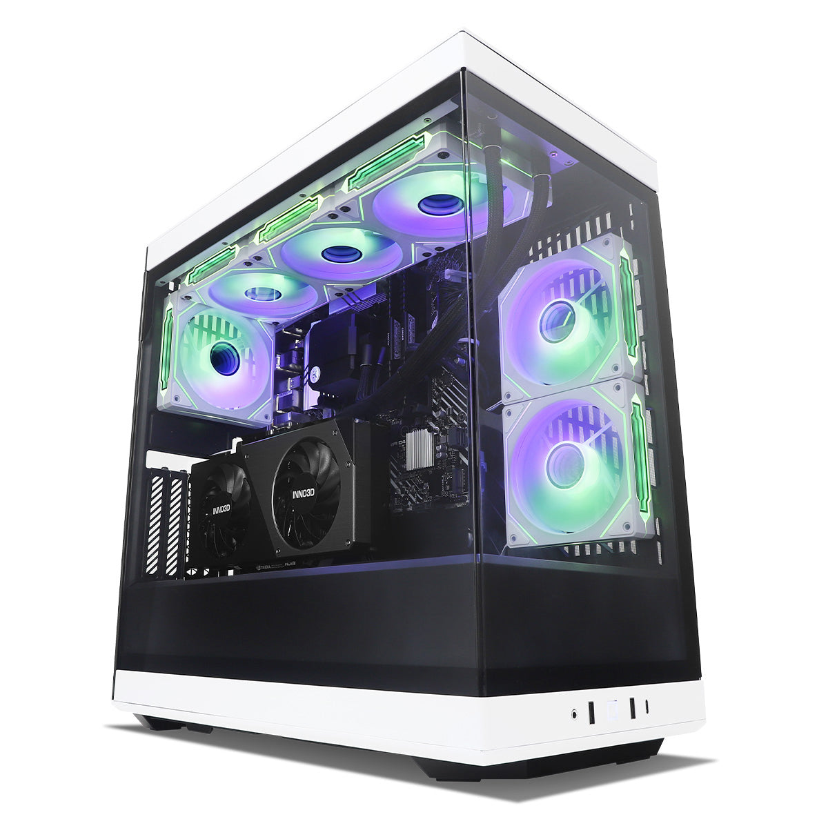 Empyreal SWIFT RTX 4070 Core i5-14400F Gaming PC - Mono