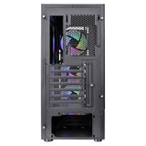 Thermaltake View 200 Tempered Glass ARGB Mid Tower Case Black Edition