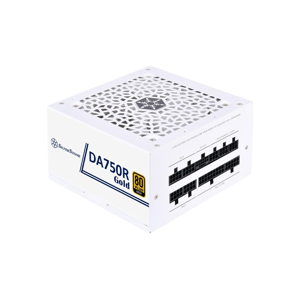 Silverstone DA750R-GMA 750W Fully Modular 80Plus Gold Power Supply - White