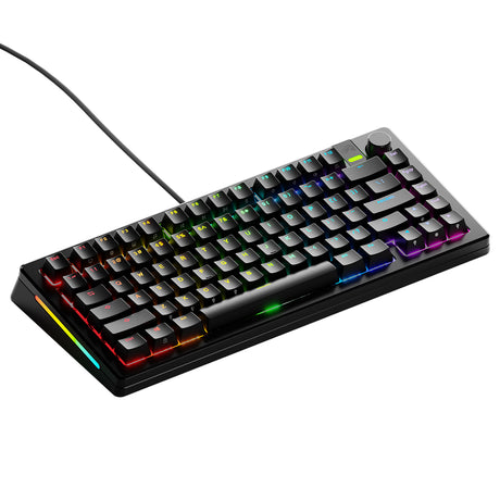 Glorious GMMK 3 Pro 75% Wired Mechanical Keyboard Fox Linear Switch - Black