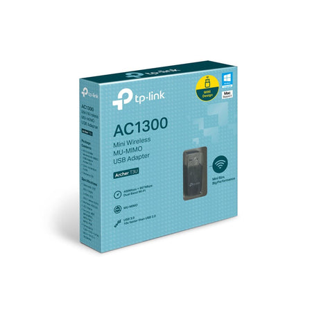 TP-Link Archer T3U AC1300 MU-MIMO Wi-Fi USB Adapter