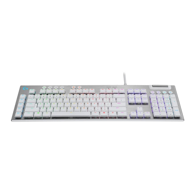 Logitech G815 Lightsync RGB Mechanical Gaming Keyboard - White Tactile