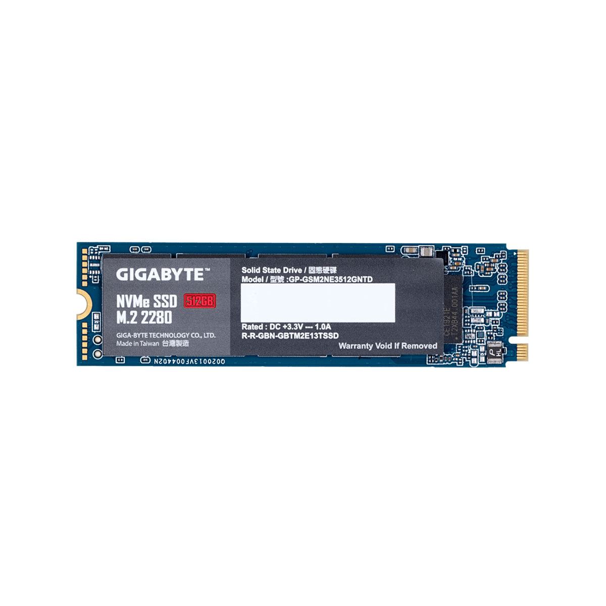 Gigabyte 512GB Gen3 M.2 NVME SSD