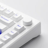 Akko MOD 007B PC Blue on White 75% RGB Wireless Mechanical Keyboard - Piano Switch